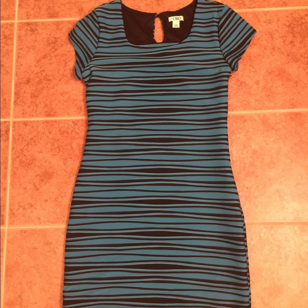 ⚫️🔵Blue and Black Dress🔵⚫️